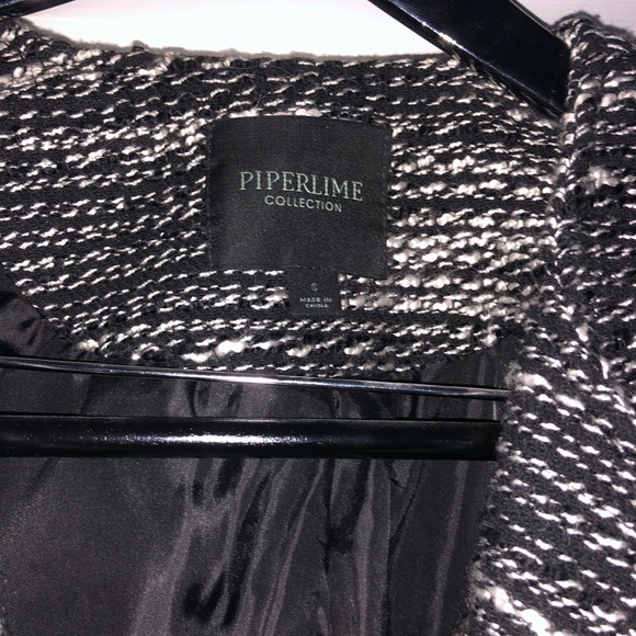 Black and white tweed blazer - Picture 2 of 3